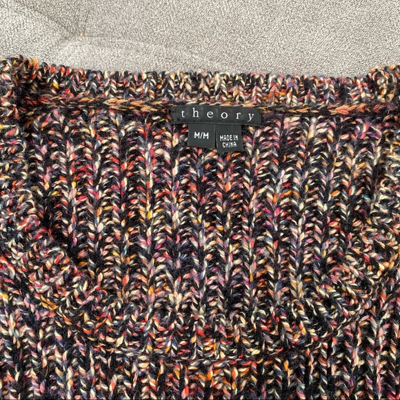 Theory Idalena Multicolored Cashmere Sweater Dress - Picture 5 of 9